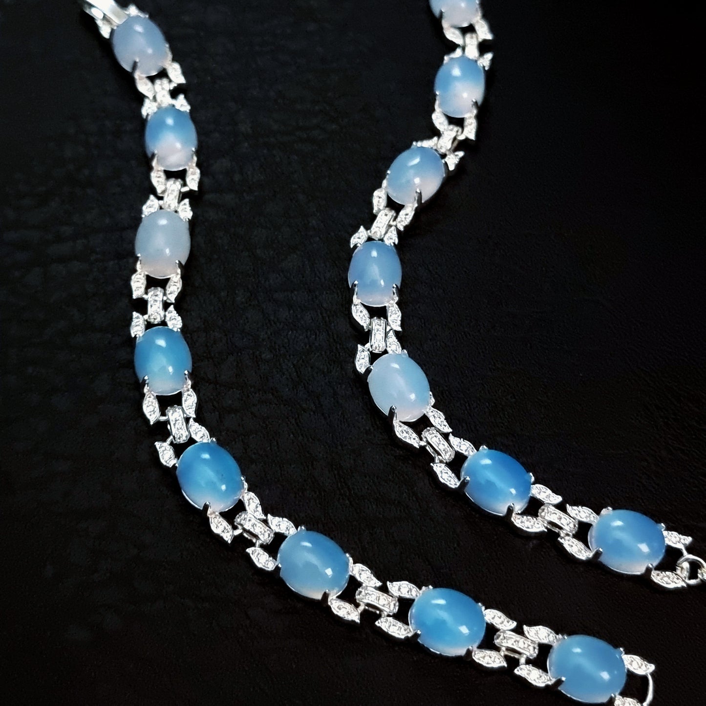 Blue Tear Necklace