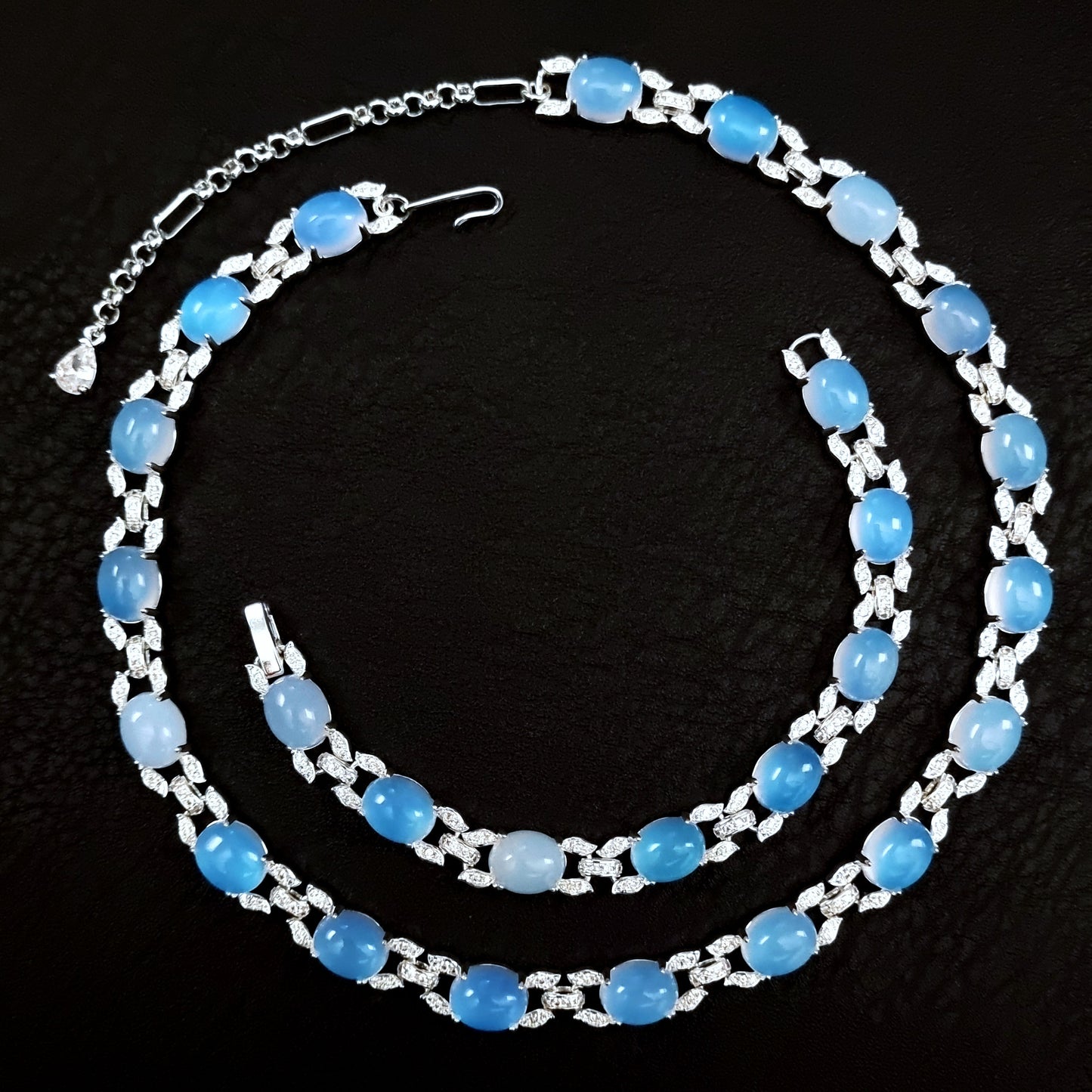 Blue Tear Necklace